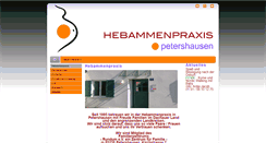 Desktop Screenshot of hebammenpraxis-schael.de